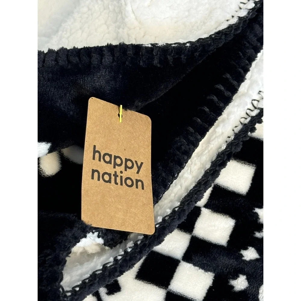 Victoria's Secret PINK Fa La La‎ Christmas Sherpa Blanket Happy Nation 60